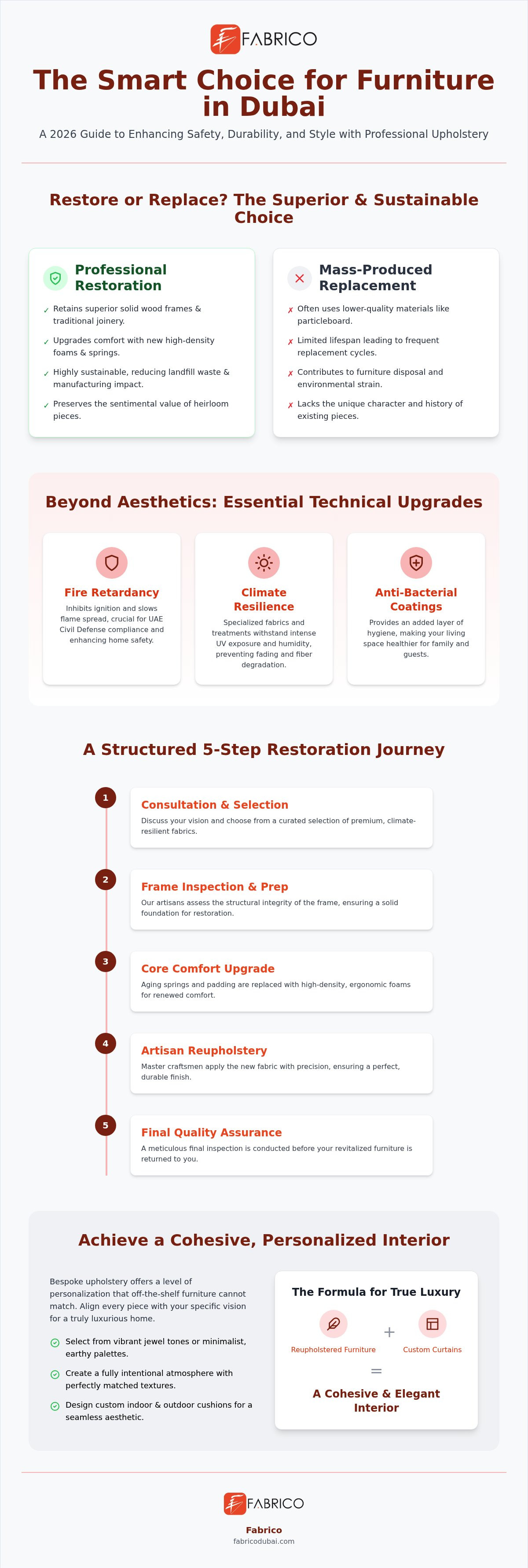 Bespoke Upholstery Services in Dubai: The 2026 Guide to Furniture Restoration