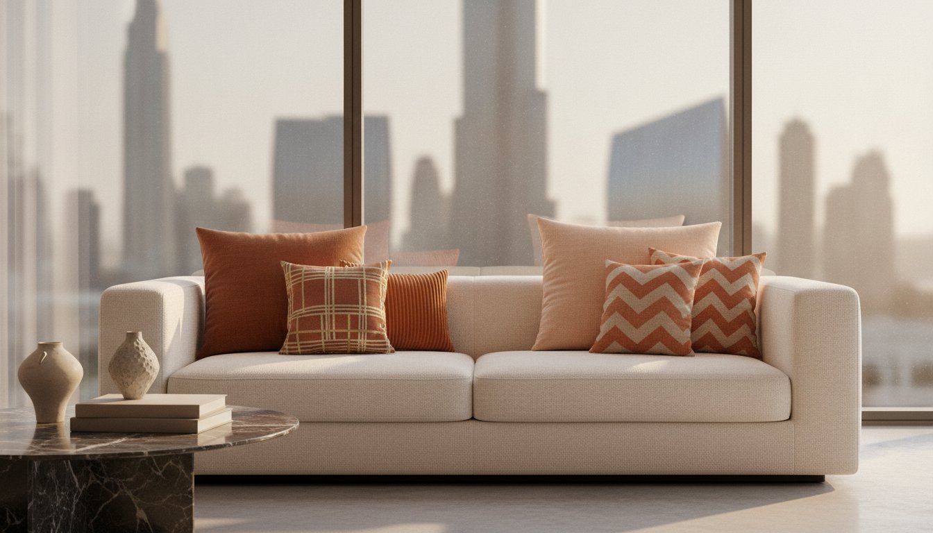 Styling Custom Sofa Cushions in Dubai: 2026 Design Templates