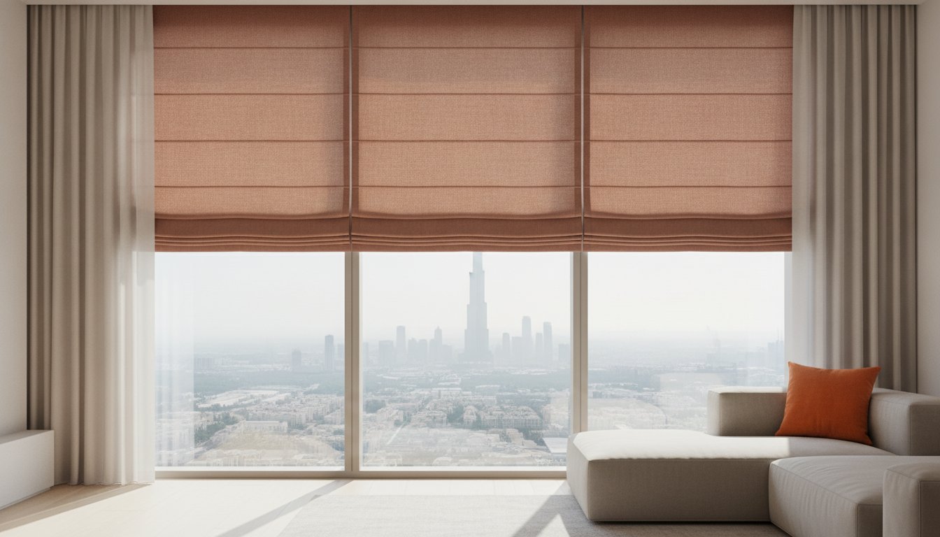 Custom Roman Blinds for Your Dubai Home: 2026 Guide