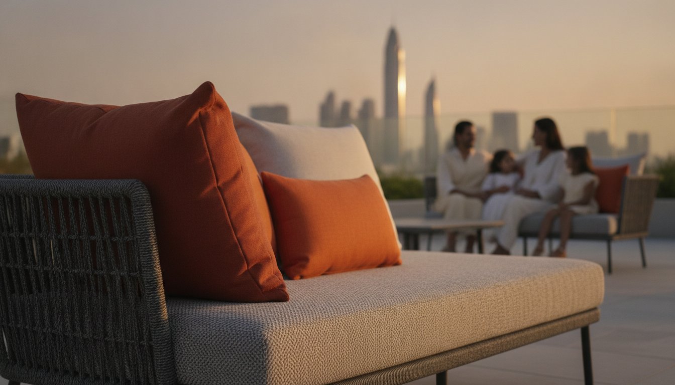 How to Choose and Maintain the Best Outdoor Cushions in Dubai (2026 Guide)