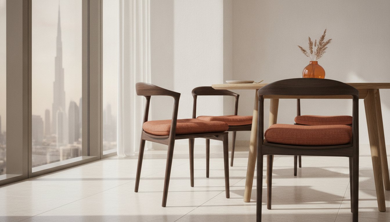 Custom Dining Chair Cushions in Dubai: The 2026 Guide to Comfort & Style