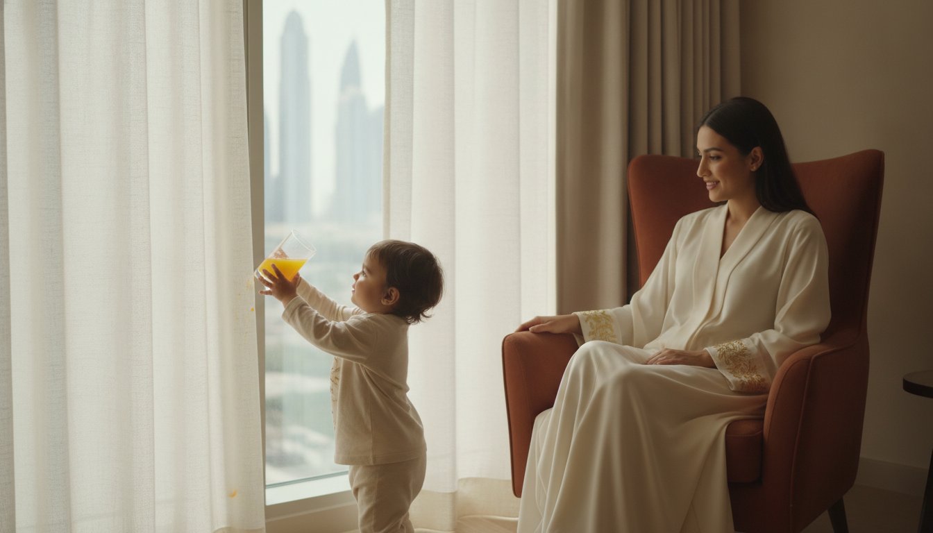 Stain Resistant Curtains for Dubai Families: 2026 Guide