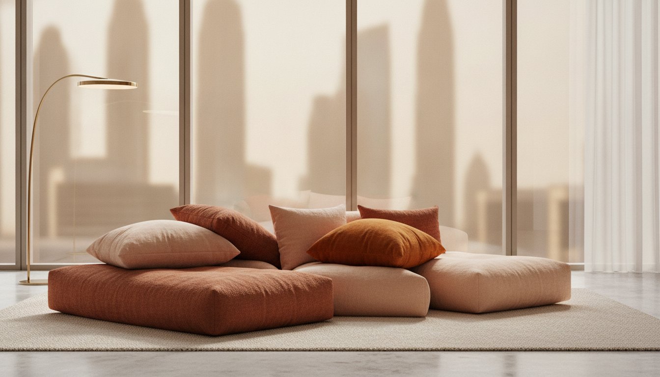 The 2026 Trend Guide to Custom Floor Cushions in Dubai: Luxury & Comfort