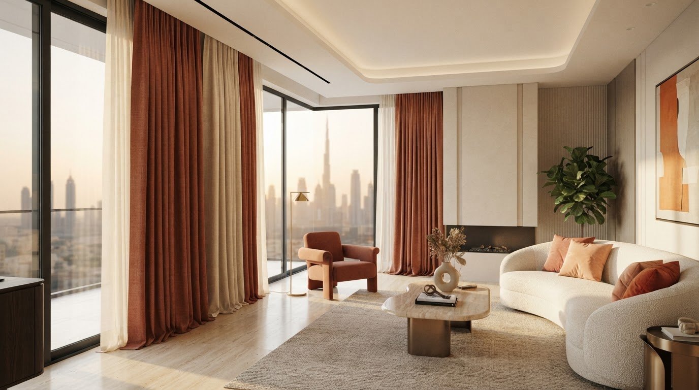 American Style Curtains for Living Rooms: Dubai Guide